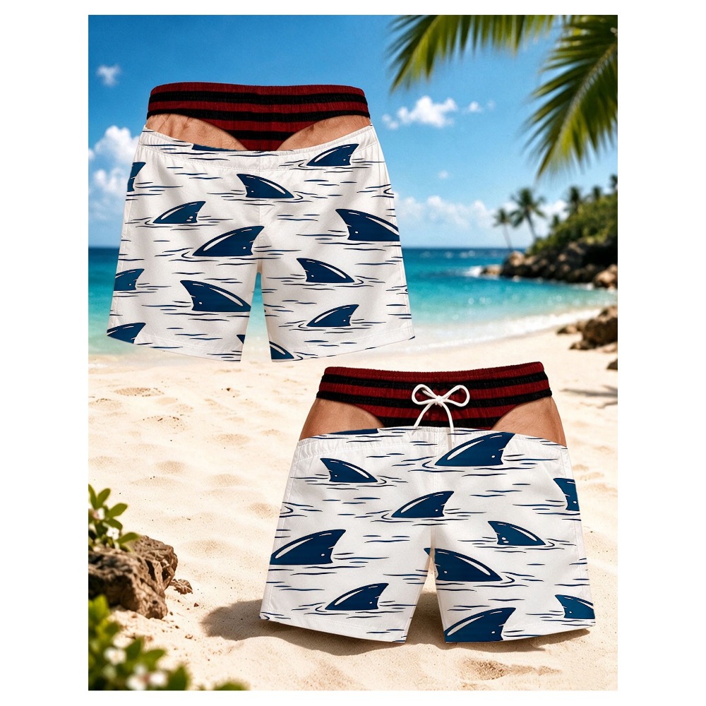 Herenswimshorts met haaienvin- - Swim Fins recensie en prijs
