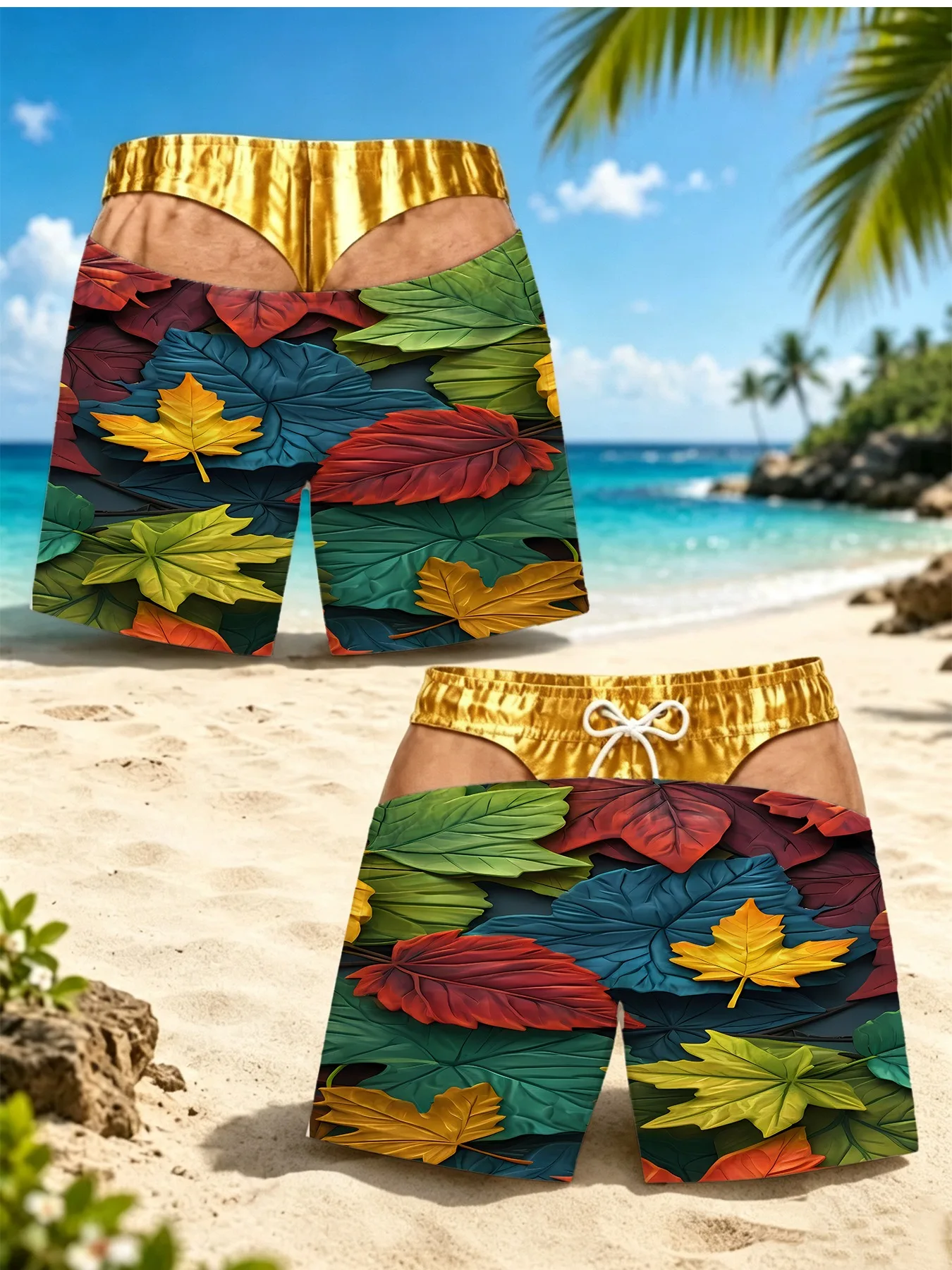 Herenswimshorts met haaienvin- - Swim Fins recensie en prijs