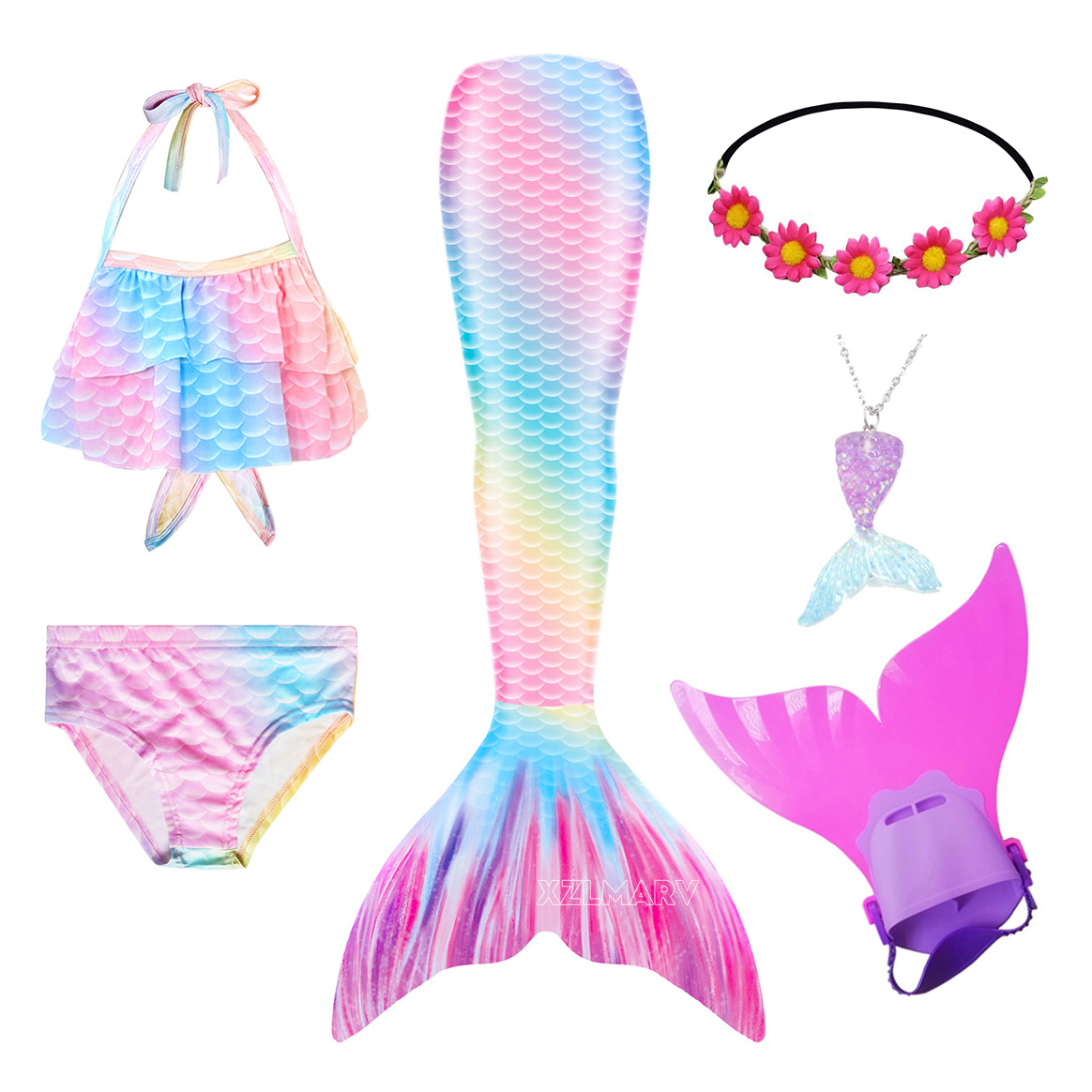 Meisjes Zwemmen Zeemeermin Sta - Swim Fins recensie en prijs