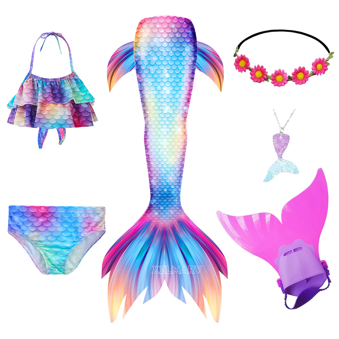 Meisjes Zwemmen Zeemeermin Sta - Swim Fins recensie en prijs