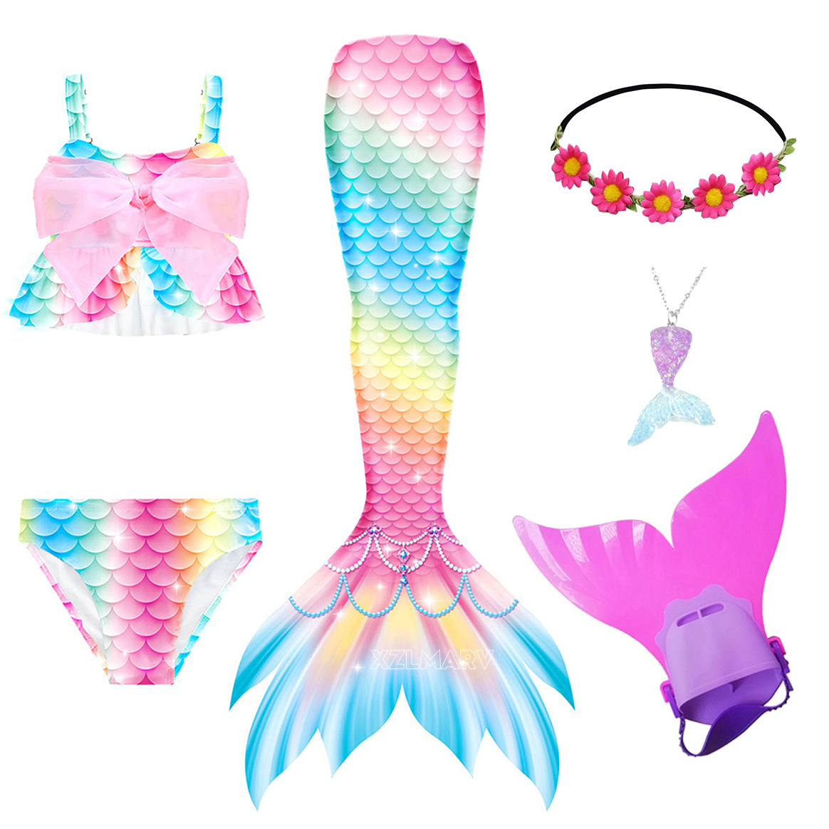 Meisjes Zwemmen Zeemeermin Sta - Swim Fins recensie en prijs