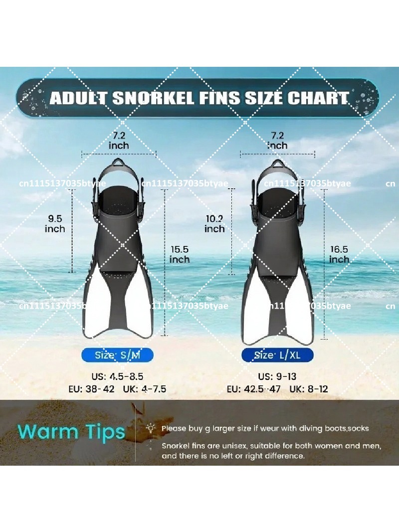 Verstelbare professionele duik - Swim Fins recensie en prijs