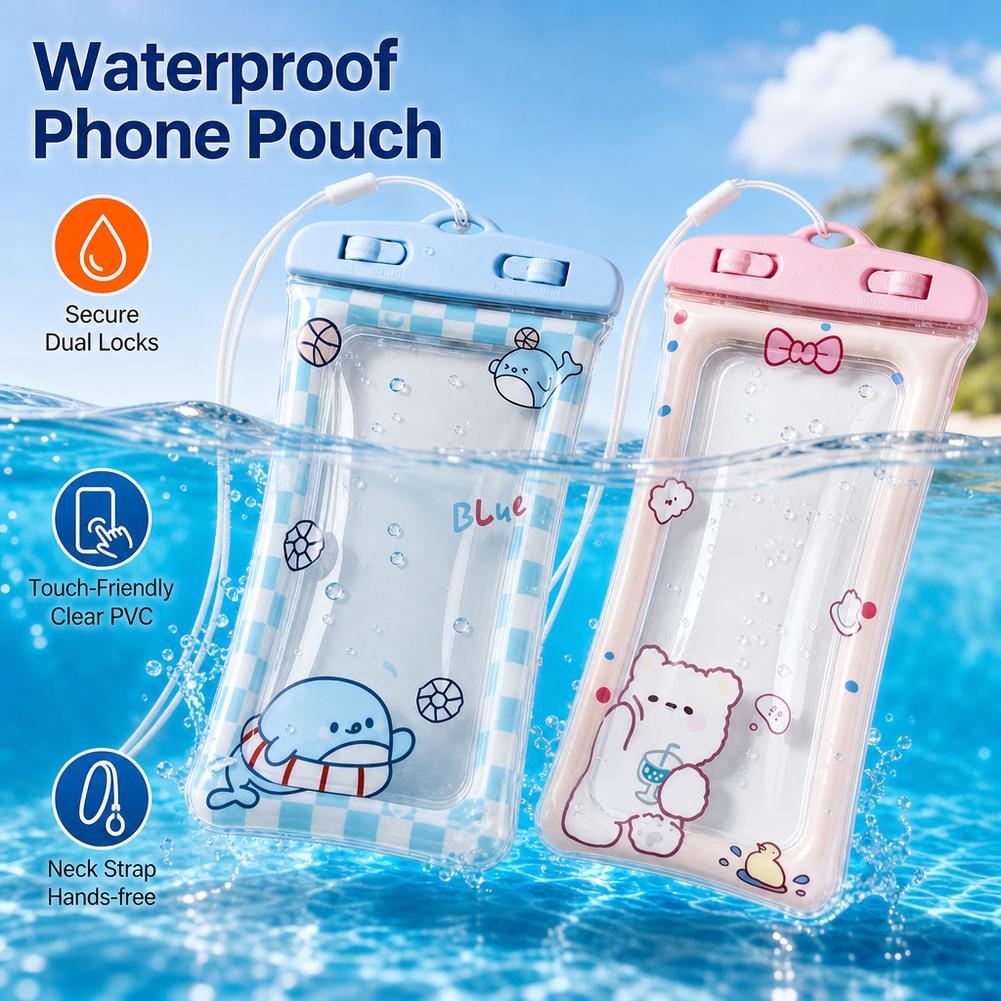 Schattige beer waterdichte tel - Dry Bag Waterproof recensie en prijs
