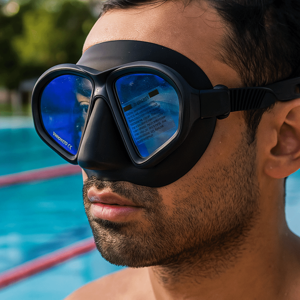 Duikmasker van gehard glas, op - Snorkel Set recensie en prijs