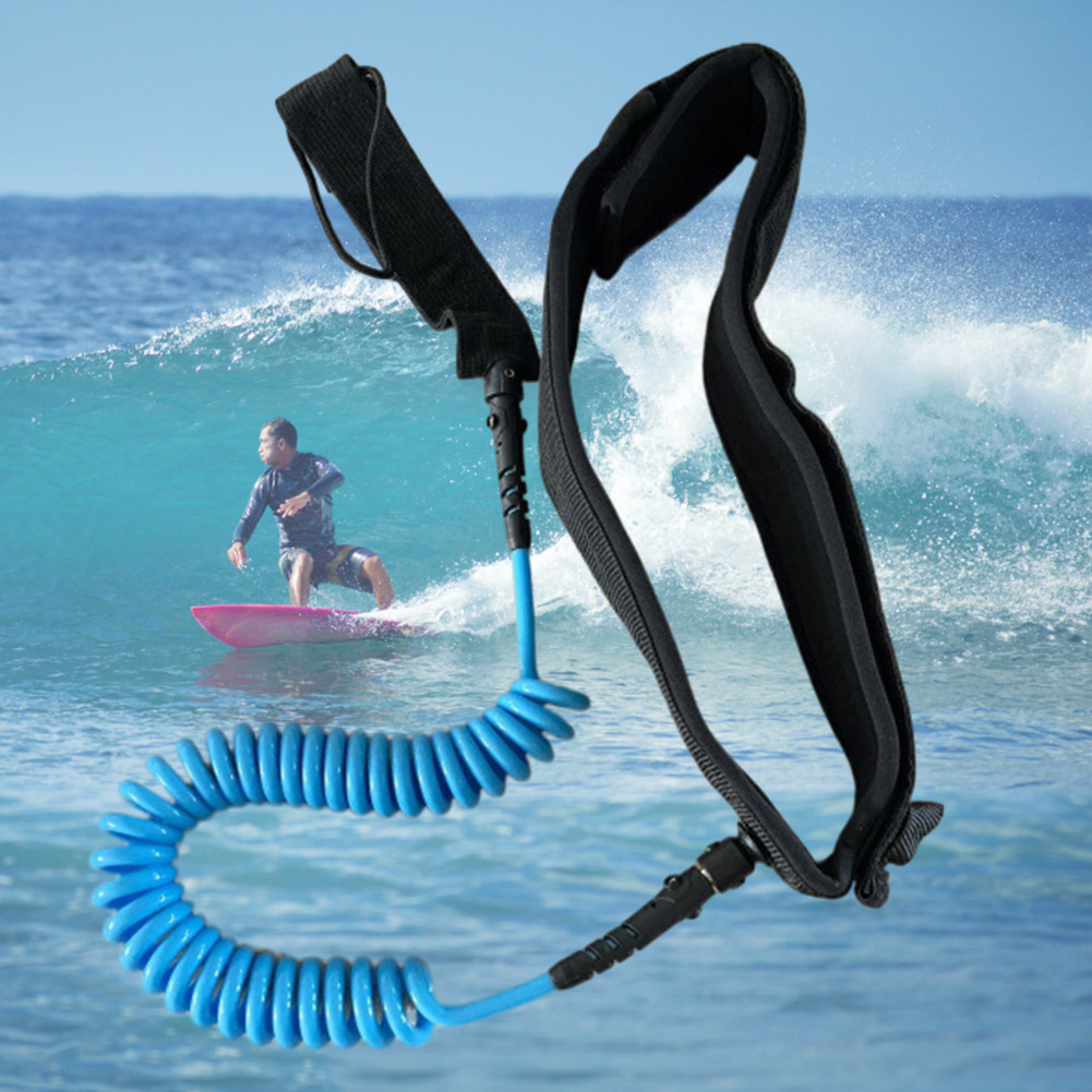 Opgerolde verstelbare SUP surf - Surfboard Leash recensie en prijs
